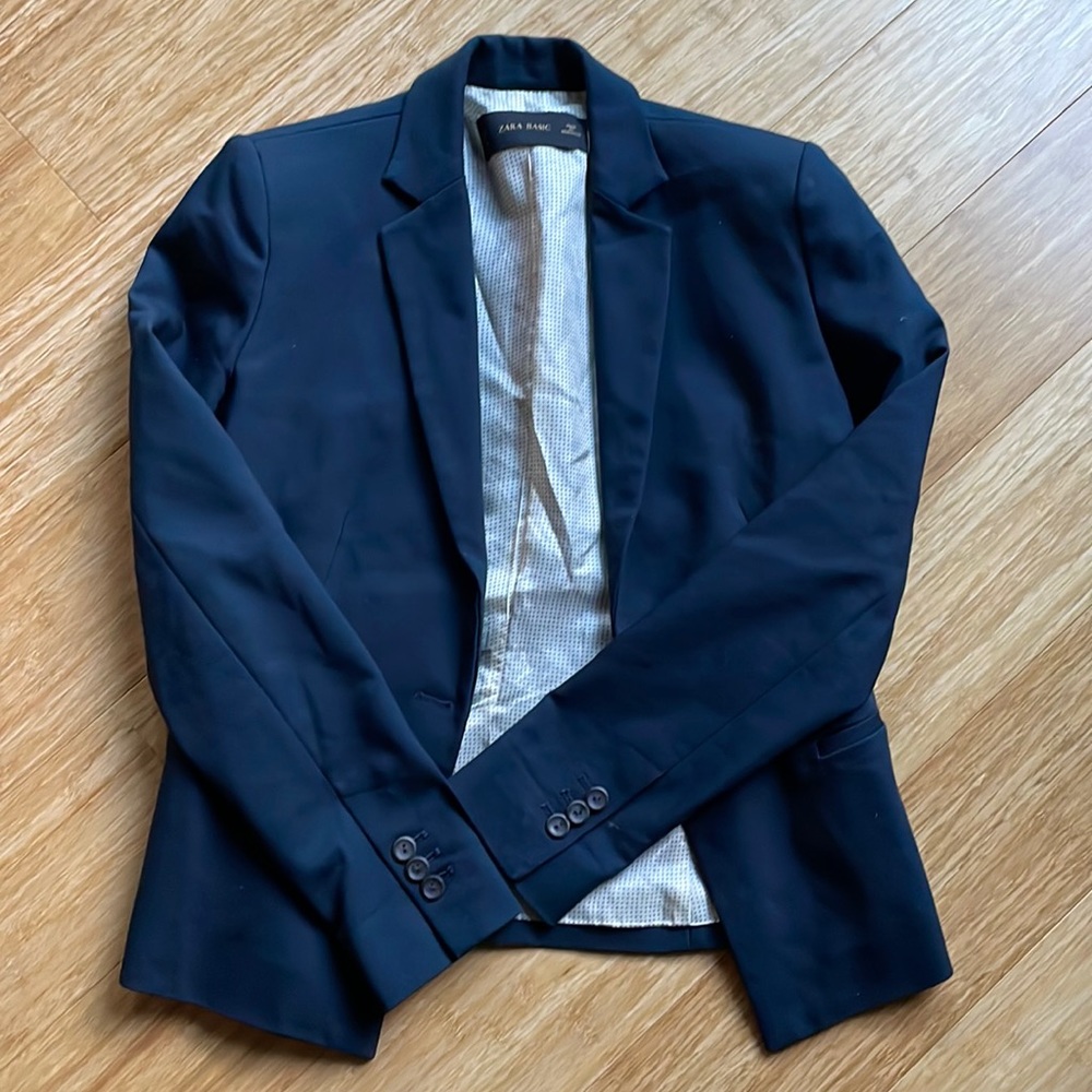 Zara navy blazer